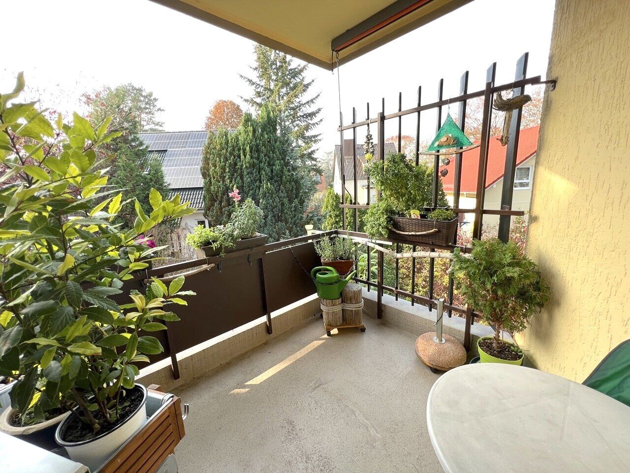 Balkon am Wohnzimmer